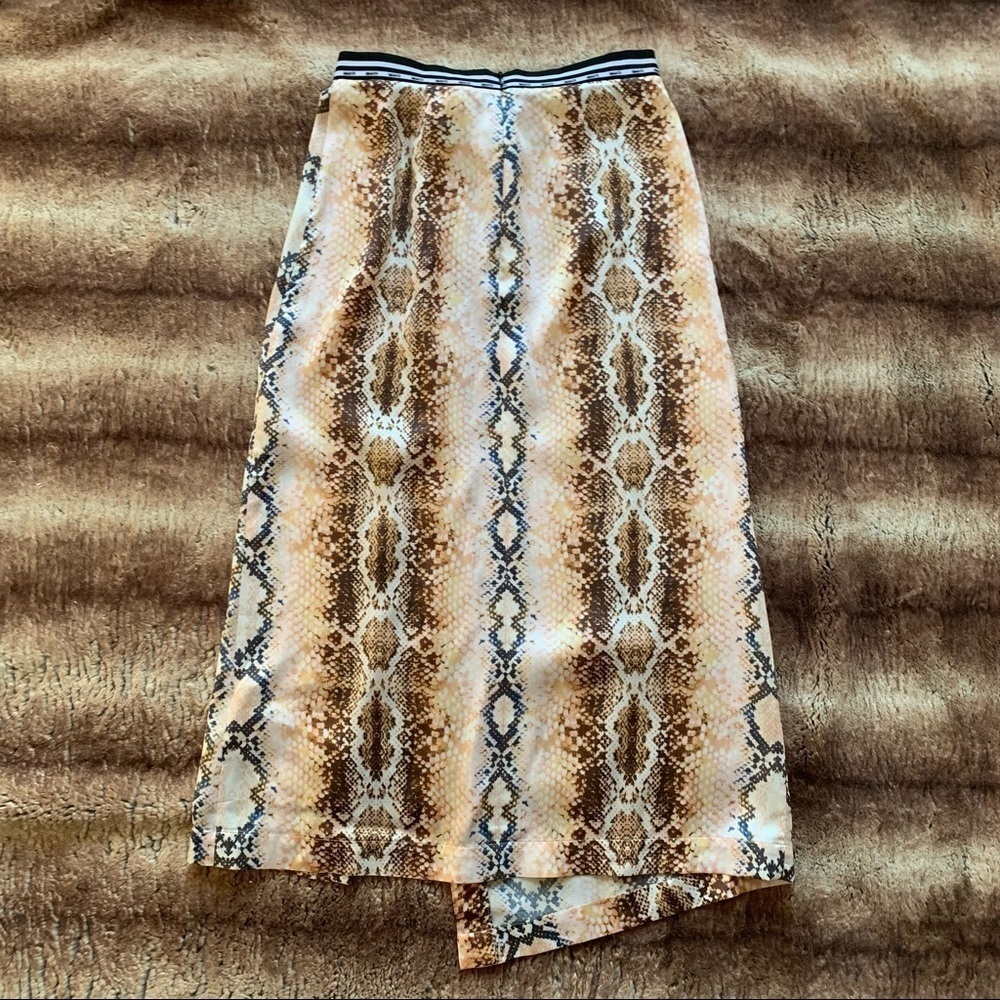 Maje Python Print Slip Skirt - Picture 3 of 10